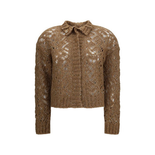 Max Mara Studio Quarto Openwork Cardigan