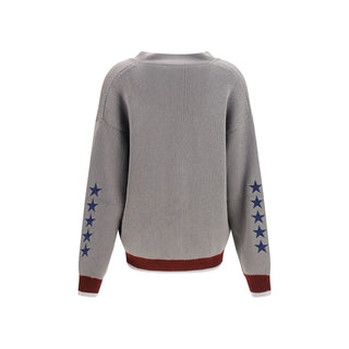 Off-White Gray Wool Oves Aries Cardigan
