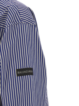 Balenciaga Blue Cotton Blouse