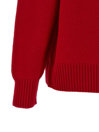 Ami Paris Ami de Coeur Wool Crew Neck Sweater