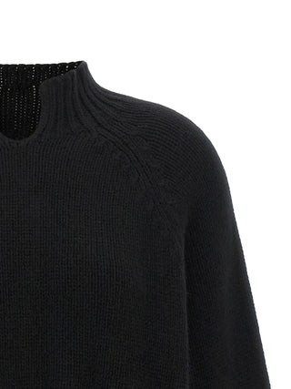 Khaite Black Cashmere Cardigan