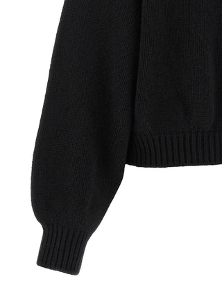 Khaite Black Cashmere Cardigan