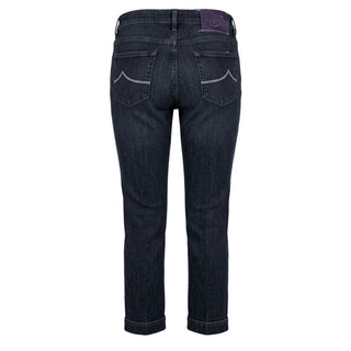 Jacob Cohen Blue Cotton Women Jeans
