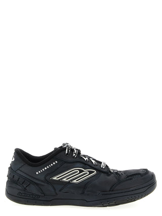 Balenciaga Black Calfskin Athletic Sneakers