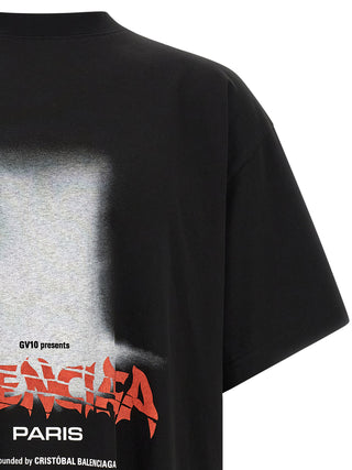 Balenciaga The Door Oversized Cotton T-Shirt