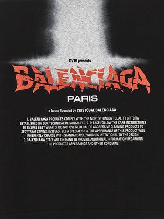 Balenciaga The Door Oversized Cotton T-Shirt