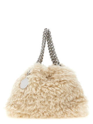 Stella McCartney Falabella Mini Shearling-Effect Tote Bag