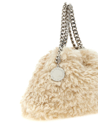 Stella McCartney Falabella Mini Shearling-Effect Tote Bag