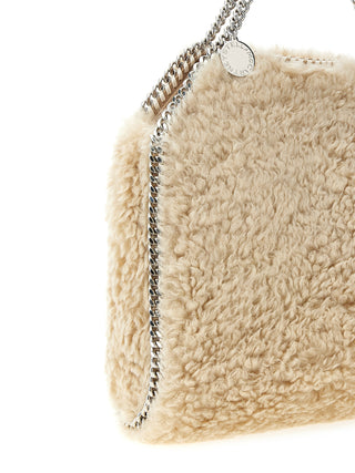 Stella McCartney Falabella Medium Shearling-Effect Shoulder Bag