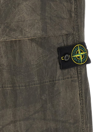 Stone Island Gray Polyamide Casual Pants