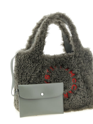 Stella McCartney Logo Teddy-Effect Tote Bag