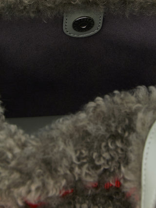 Stella McCartney Logo Teddy-Effect Tote Bag