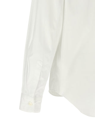 Comme Des Garçons White Cotton Blouse