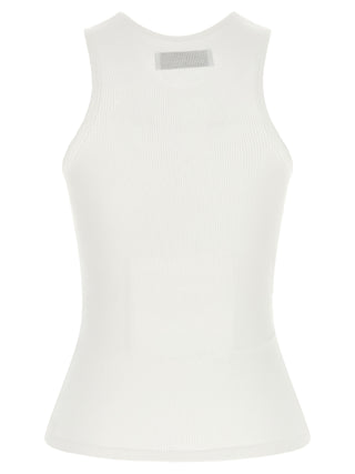 Vivienne Westwood White Viscose Sleeveles T-Shirt