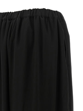 Comme Des Garçons Black Wool Casual Pants