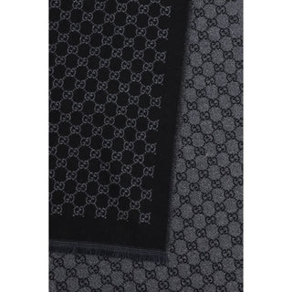 Gucci Black Wool Oves Aries Scarf