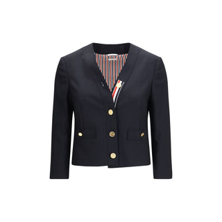 Thom Browne Blue Wool Oves Aries Jacket