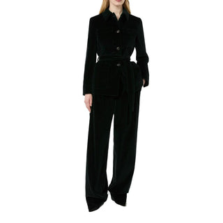 Max Mara Belted Cotton Long Jacket
