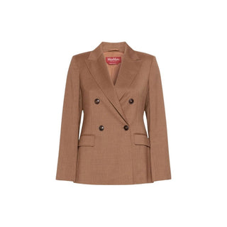 Max Mara Double-Breasted Virgin Wool Blazer