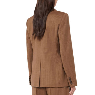 Max Mara Double-Breasted Virgin Wool Blazer