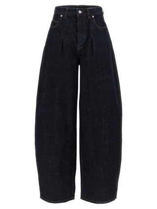 Jacquemus Le de-Nîmes Ovalo High-Waisted Jeans