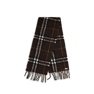 Burberry Check Alpaca Wool Scarf