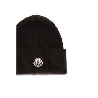 Moncler Logo Wool and Cashmere Beanie