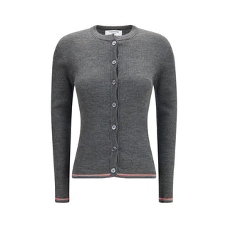 Thom Browne Gray Wool Oves Aries Cardigan