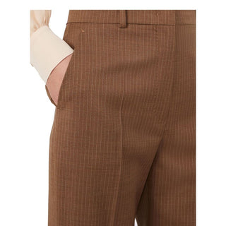 Max Mara High-Waist Virgin Wool Trousers