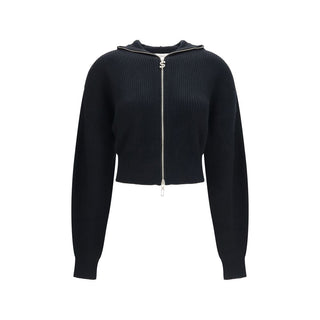 Sportmax Balco Ribbed Wool and Cashmere Cardigan