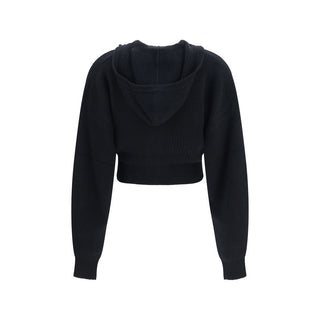 Sportmax Balco Ribbed Wool and Cashmere Cardigan