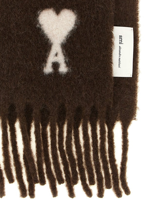 Ami Paris Ami de Coeur Alpaca Scarf