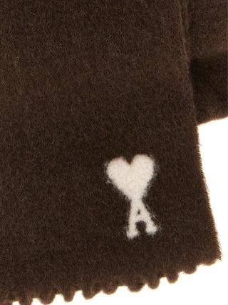 Ami Paris Ami de Coeur Alpaca Scarf