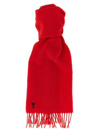 Ami Paris Ami de Coeur Wool Scarf
