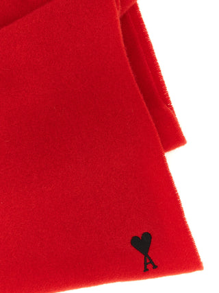 Ami Paris Ami de Coeur Wool Scarf
