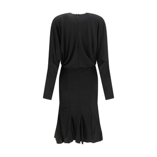 Jacquemus Black Acetate Casual Dress