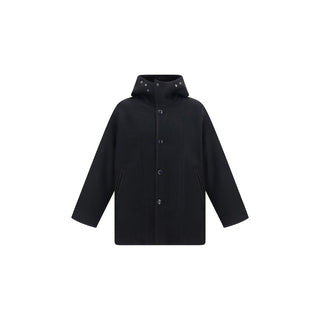Our Legacy Black Wool Oves Aries Full-Length Jacket