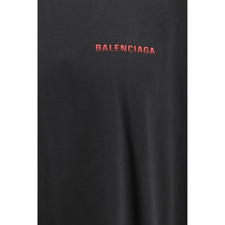 Balenciaga Black Cotton T-Shirt