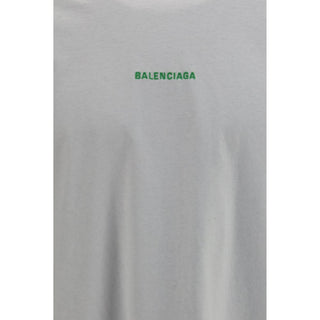Balenciaga White Cotton Long Sleeve T-Shirt
