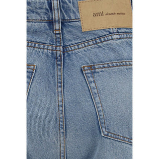 Ami Paris Cotton Flared Jeans