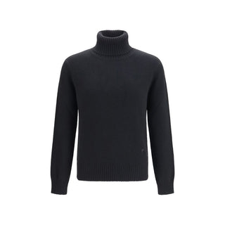 Ami Paris Wool Cashmere High-Neck Sweater