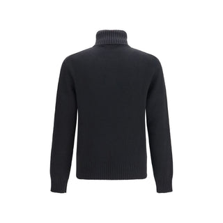 Ami Paris Wool Cashmere High-Neck Sweater