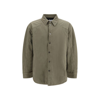 Off-White Bicolor Cotton Shell Jacket