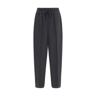 Ami Paris Elasticated-Waist Wool Trousers
