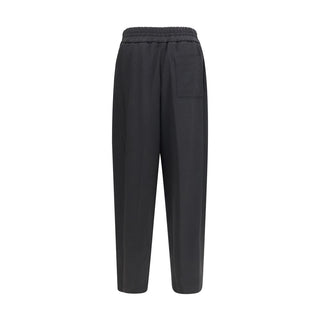 Ami Paris Elasticated-Waist Wool Trousers