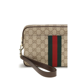 Gucci Small Web GG Canvas Shoulder Bag