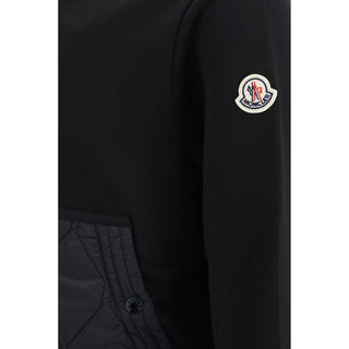 Moncler Padded Zip-Up Hooded Sweatshirt