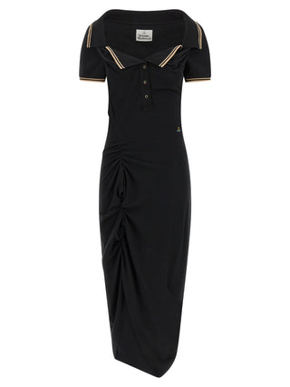 Vivienne Westwood Long Monday Pulling Cotton Midi Dress