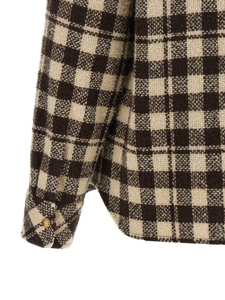 Moncler Check Wool Blend Shirt