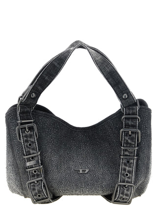 Diesel Black Cotton Handbag